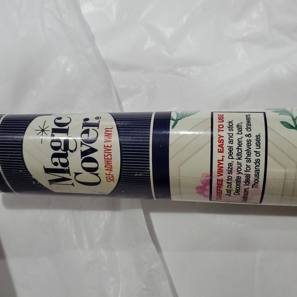 Magic cover self adhesive 8 yards Jumbo spring floral flower patter vinyl liner - Picture 10 of 11